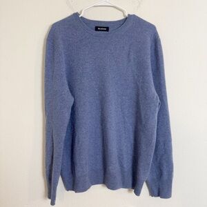 Naadam Men's Blue cashmere knit crewneck Sweater